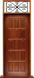 15 panel: double door