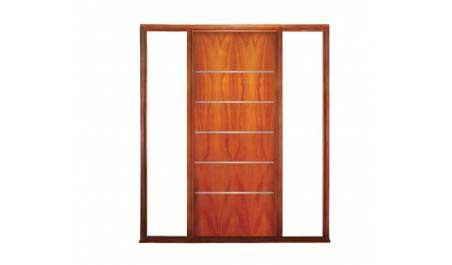 fineline: single door +  two fixed glass
