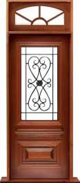 sovereign iron: single door +  two sidelights
