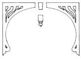 Beaux Art Hallway Arch
